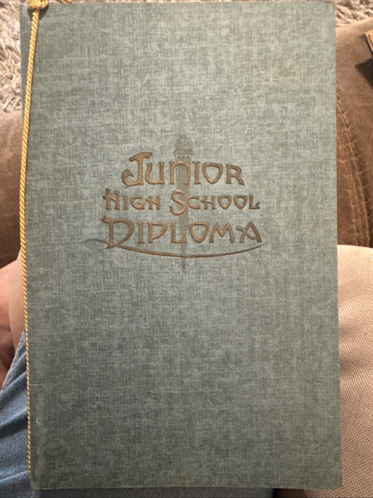 Vintage Horace Mann Junior High School Diploma 1940 Excellent Condition