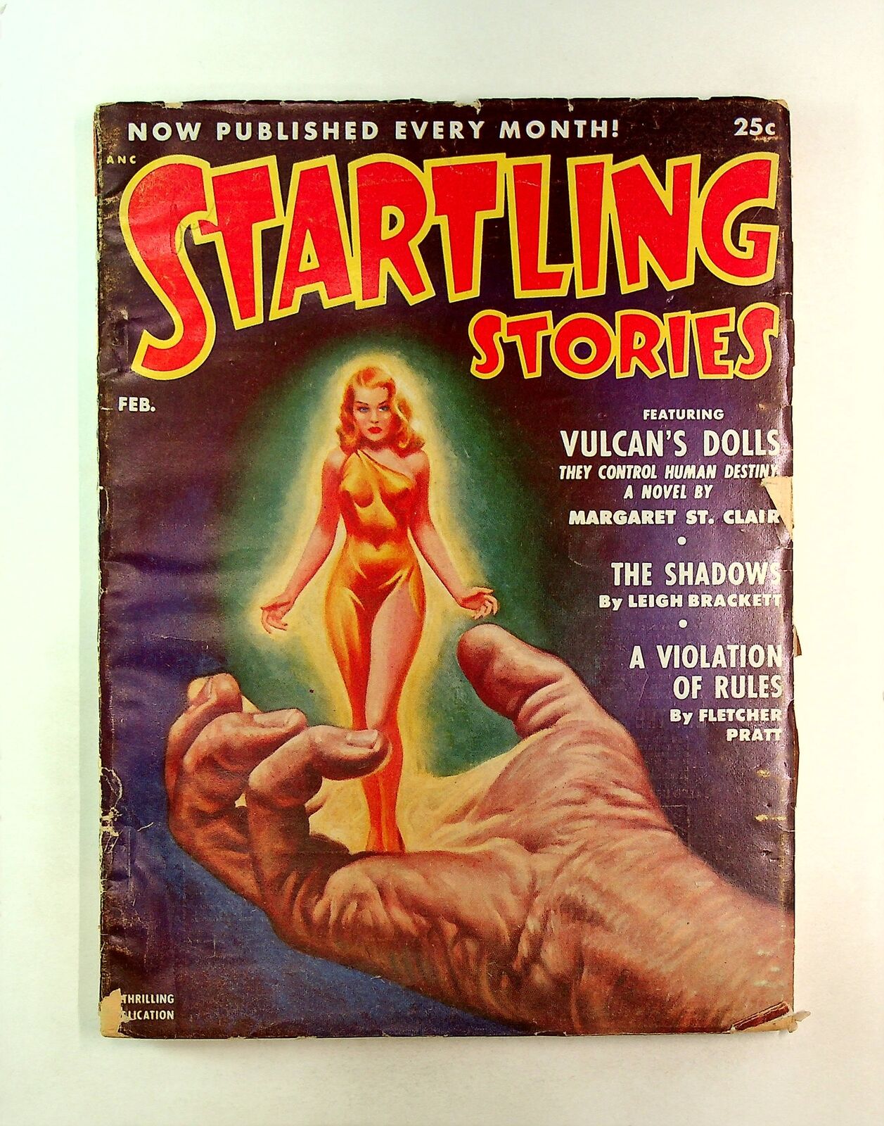 Startling Stories Pulp Feb 1952 Vol. 25 #1 FR/GD 1.5