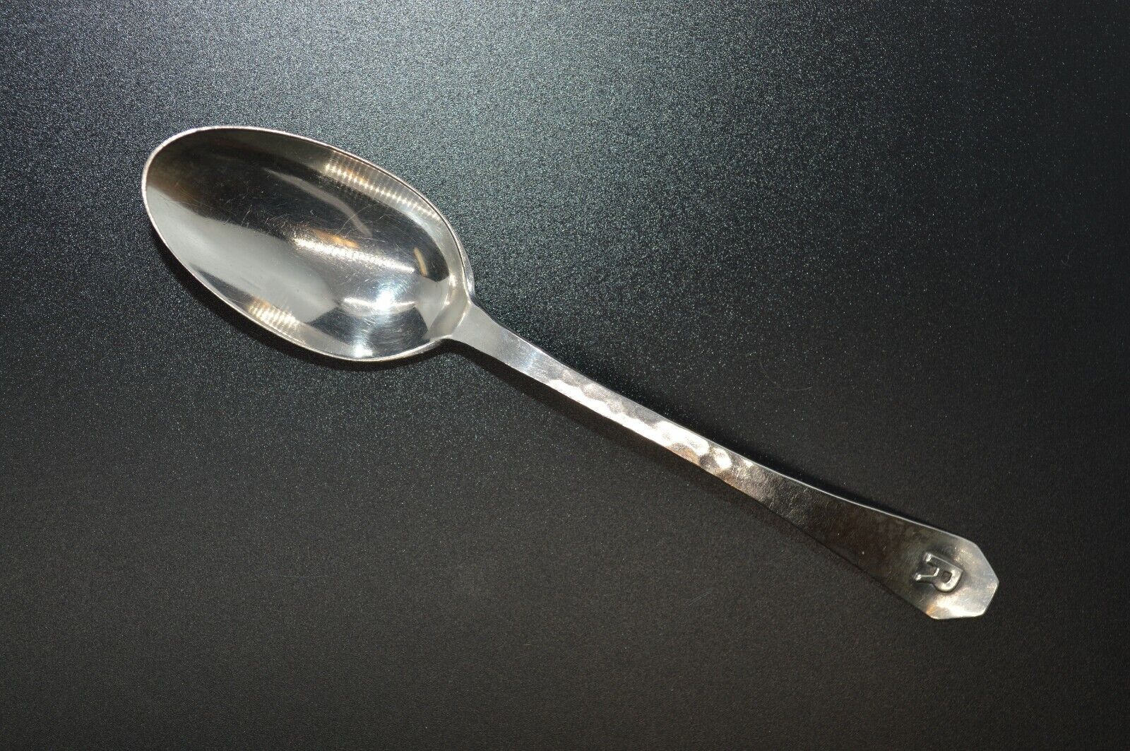 Lebolt Sterling Silver Hand Wrought Teaspoon - 5 5/8\