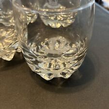 Crown Royal Glasses 8 Point Round Bottom And Flared Rocks Whiskey picture
