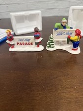 Dept 56 Original Snow Village Come Join Parade & Village Sign 5411-9 5134-9 Box picture