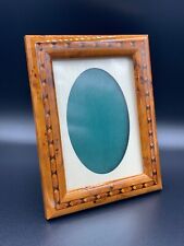Art Deco Tunbridge Ware Photo Picture Frame W/ Easel Inlaid Marquetry Decoration picture