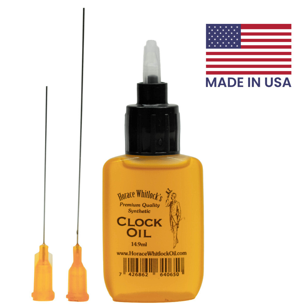 Horace Whitlock’s Clock Oil – Best Clock Lubricant for All Clocks & Electronics Horace Whitlock’s Clock Oil – Best Clock Lubricant for All Clocks & Electronics