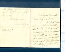 Letter GRACE COOLIDGE 3+ pages + Envelope Hand Written Burlington Vt 1920   picture