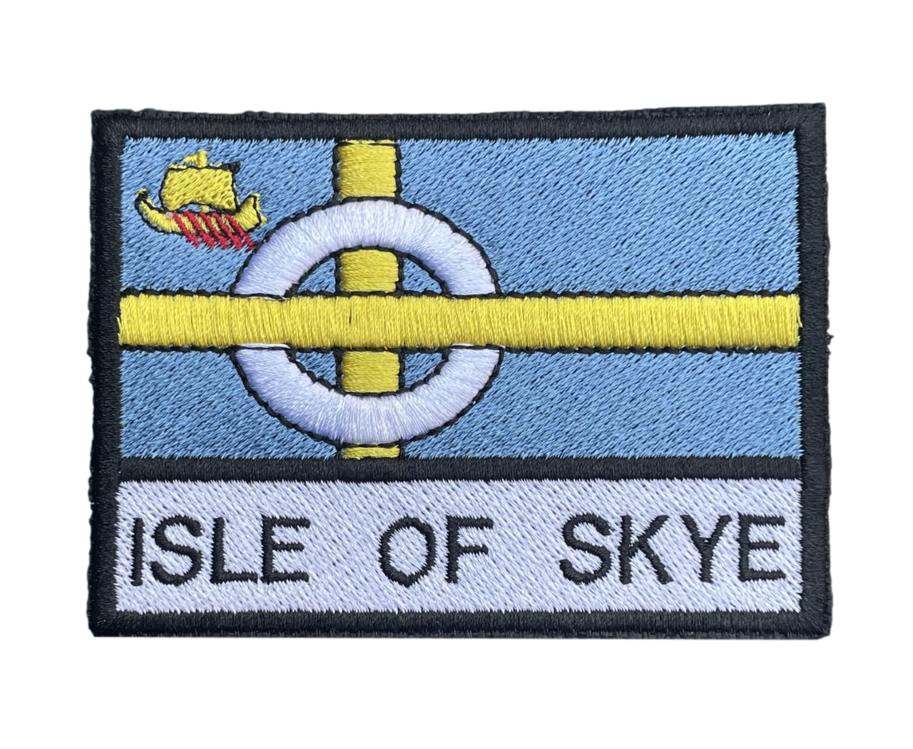 Isle Of Skye Embroidered Sew or Iron on Patch (A)