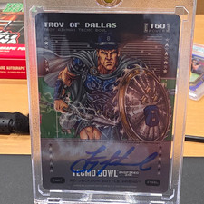 Tecmo Bowl Troy of Dallas Troy Aikman Steel Auto Inspired Power 160 picture