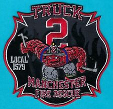 MANCHESTER CONNECTICUT TRUCK COMPANY 2 FIRE PATCH picture