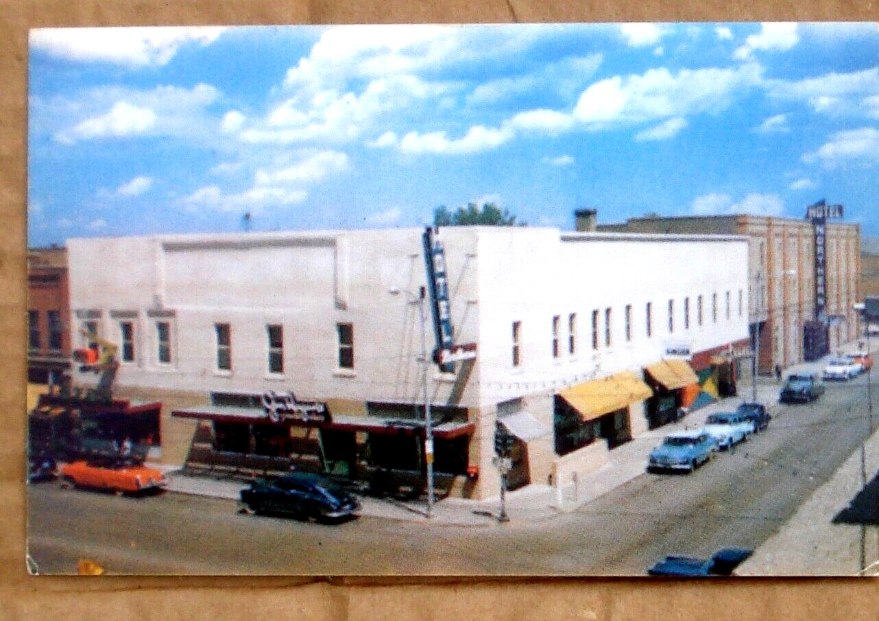 Northern Hotel Williston North Dakota ND Street View Vtg Postcard Unused