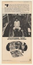 1983 Pete Townshend Scoop Atco Records Print Ad picture