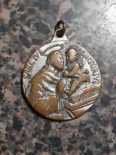Vintage St Christopher St Anthony Ora Pro Nobis Medal  picture