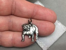 James Avery JA Sterling Silver Bulldog Charm Fob Pendant 3.2 Gram 3/4