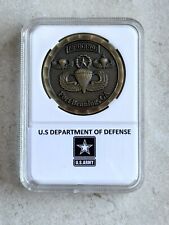 Rare US ARMY PARATROOPER AIRBORNE  School Fort Benning GA  COIN picture