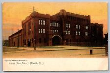 New Armory Newark New Jersey color Rotograph Postcard picture