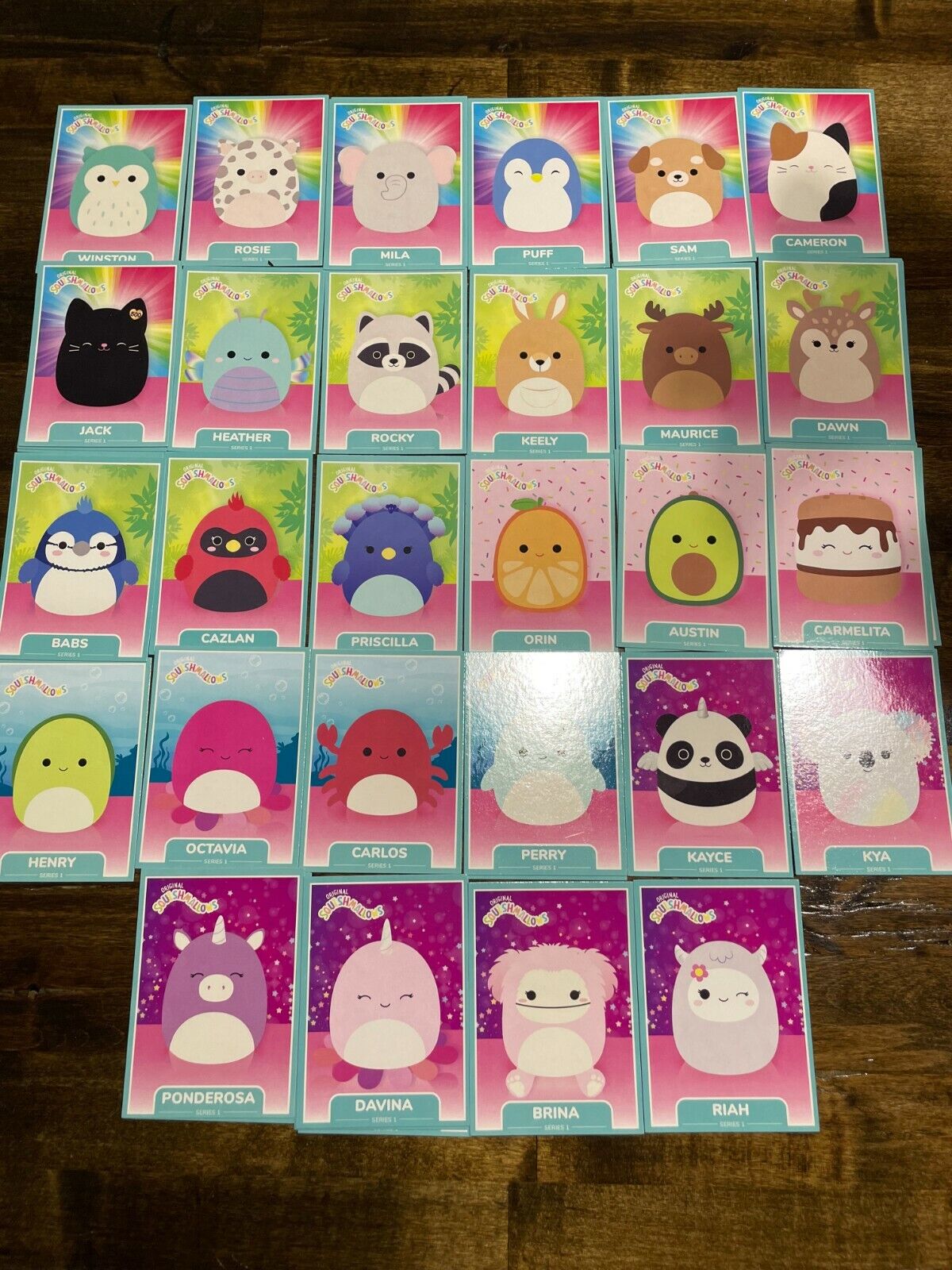 Squishmallows Series 1 Trading Card Singles Pick Your Favorites BRAND NEW 