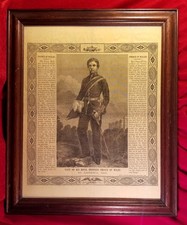 1860 Prince Of Wales Visits America Henry Bowen Silk Print King Edward VII picture