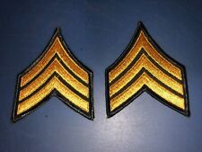 2 US Army SERGEANT Rank SGT Patches picture