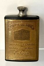 Antique Double Sided Advertising Edwin Cigar Company Permanent Match/Lighter picture