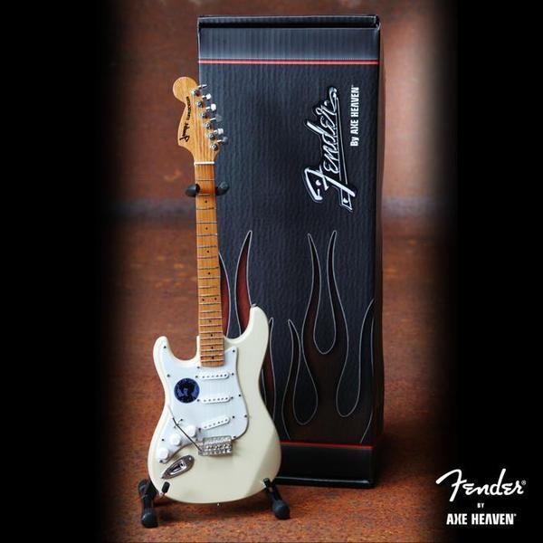 AXE HEAVEN Jimi Hendrix Woodstock Fender Cream Reverse Headstock Miniature Gu...
