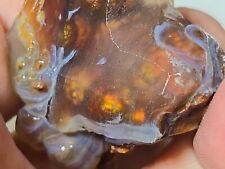 1/4 Pound Slaughter Mountain Fire Agate Choice & Mid Grade Professionally Graded picture