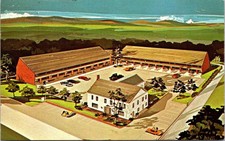 Shelburne Vermont Shelburne Inn & New Motel Aerial View DB Cancel WOB Postcard picture