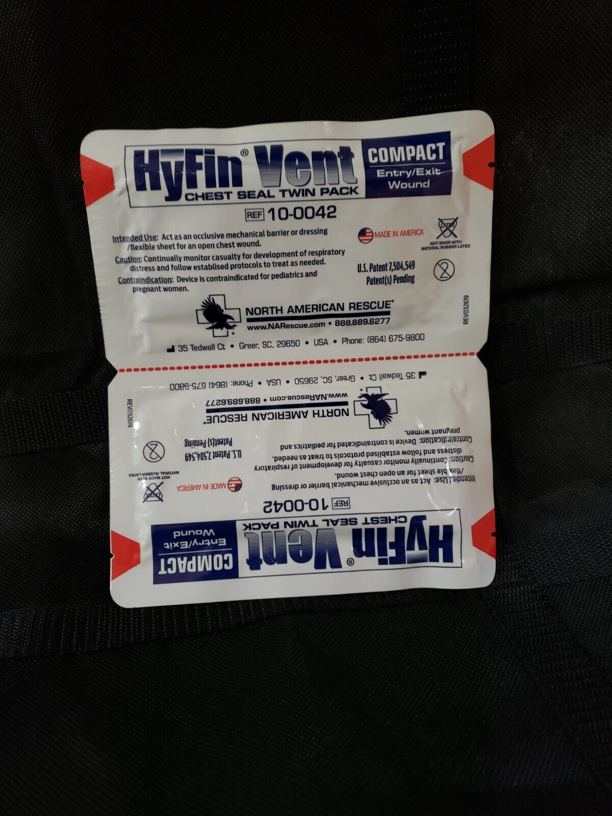 NAR HyFin Twin Chest Seal Compact & Vented *NEW*