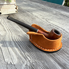 Royalton Bruntly Imported Briar Poker Tobacco Pipe Adjustomatic Stem picture