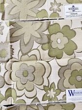 5 WINHALL Fabric Collection- Garden Party- - H 15” x  V 12 “- Color  Green picture
