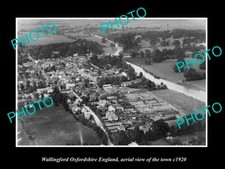 OLD 8x6 HISTORIC PHOTO OF WALLINGFORD ENGLAND AERIAL VIEW OF THE TOWN c1920 2 picture