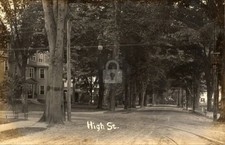 High St., Brattleboro VT Vermont RPPC Photo Postcard COPY picture