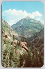 Sanborn Postcard #3720 Uncompahgre Gorge Million Dollar Hwy Colorado Mt Abram picture