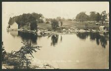 Lake Champlain Ferrisburgh VT: 1920s RPPC Photo Postcard VIEW OF BASIN HARBOR picture