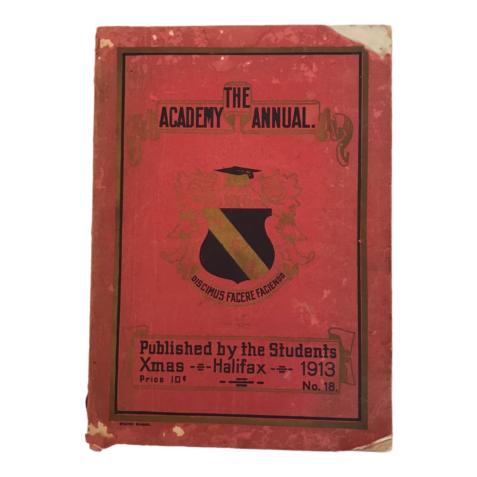The Academy Annual Students Of Halifax High School Xmas 1913 Vintage Ephemera The Academy Annual Students Of Halifax High School Xmas 1913 Vintage Ephemera