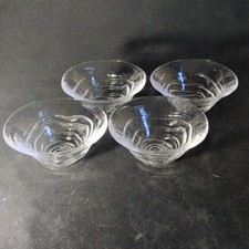 SIMON PEARCE THETFORD DESSERT BOWLS, Art Glass, 6 1/4