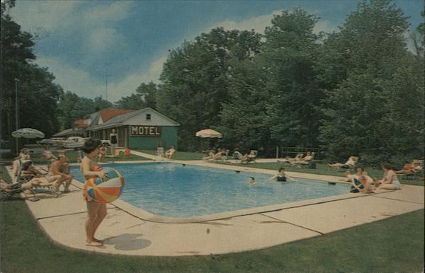 Bartonsville,PA Kane\'s Motel Monroe County Pennsylvania Pocono Scenarios Vintage