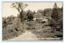 1910 Country Road Near Wardsboro Vermont VT RPPC Photo Antique Postcard picture