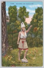 SACAJAWEA, GIRL INDIAN GUIDE- MARTIN CITY, Montana THE BEST DAM TOWN ON THE MAP picture