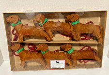 Holiday DACHSHUND 6FT Christmas 🎁 GARLAND Williamstown Home Wiener Dogs INDIA picture