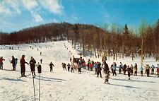 Killington Basin Sherburne Vermont VT Ski Slope Novice Poma Lift Vtg Postcard T1 picture