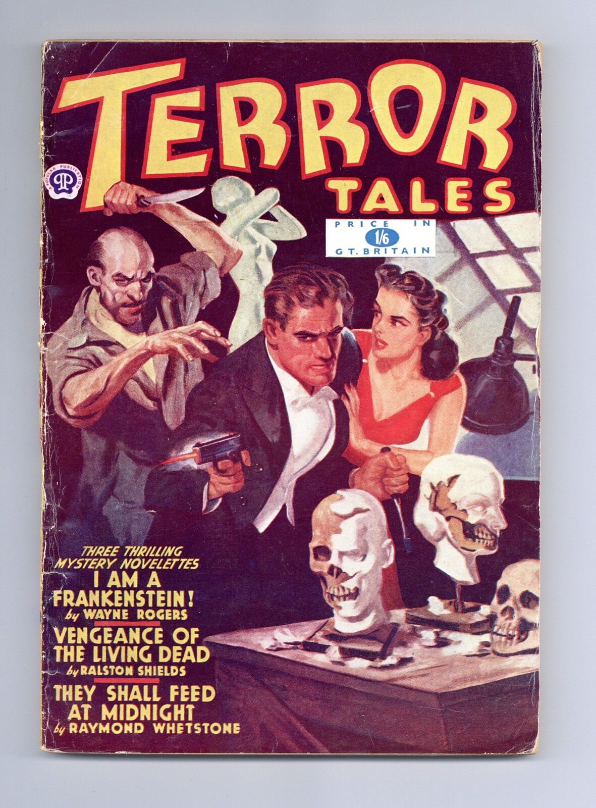 Terror Tales Pulp UK Edition A(3) VG/FN 5.0 1949