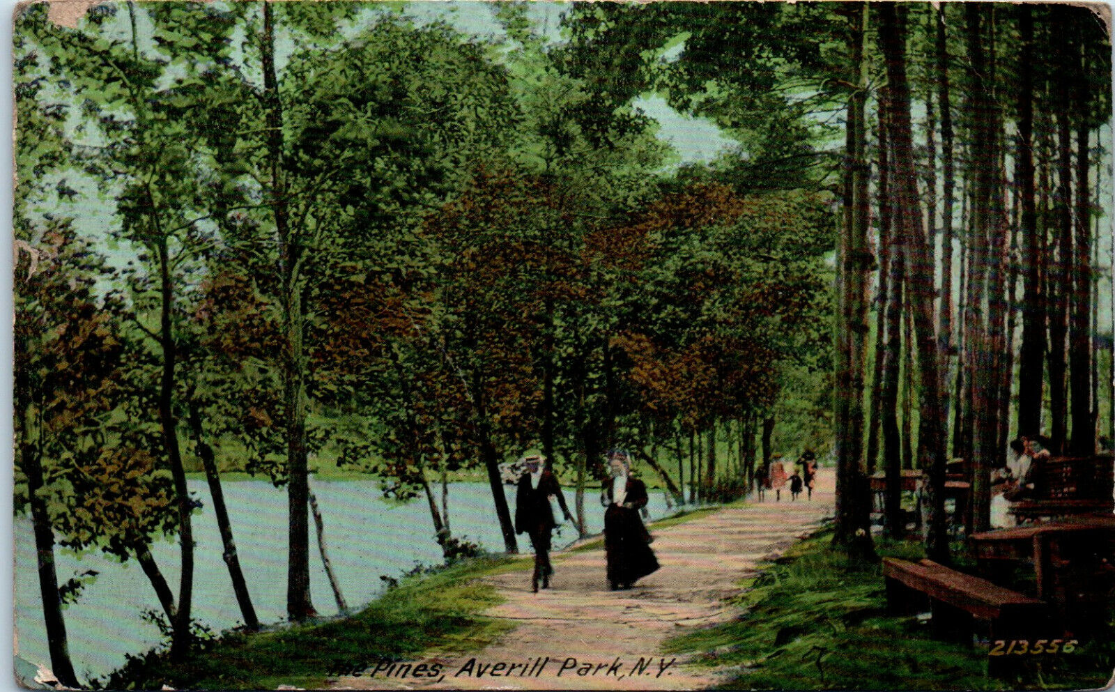 1910s The Pines Averill Park Sand Lake NY Postcard