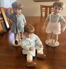 Danberry Mint Vintage JFK Porcelain Dolls Set Of 3. Elke Hutchins. Antique. picture
