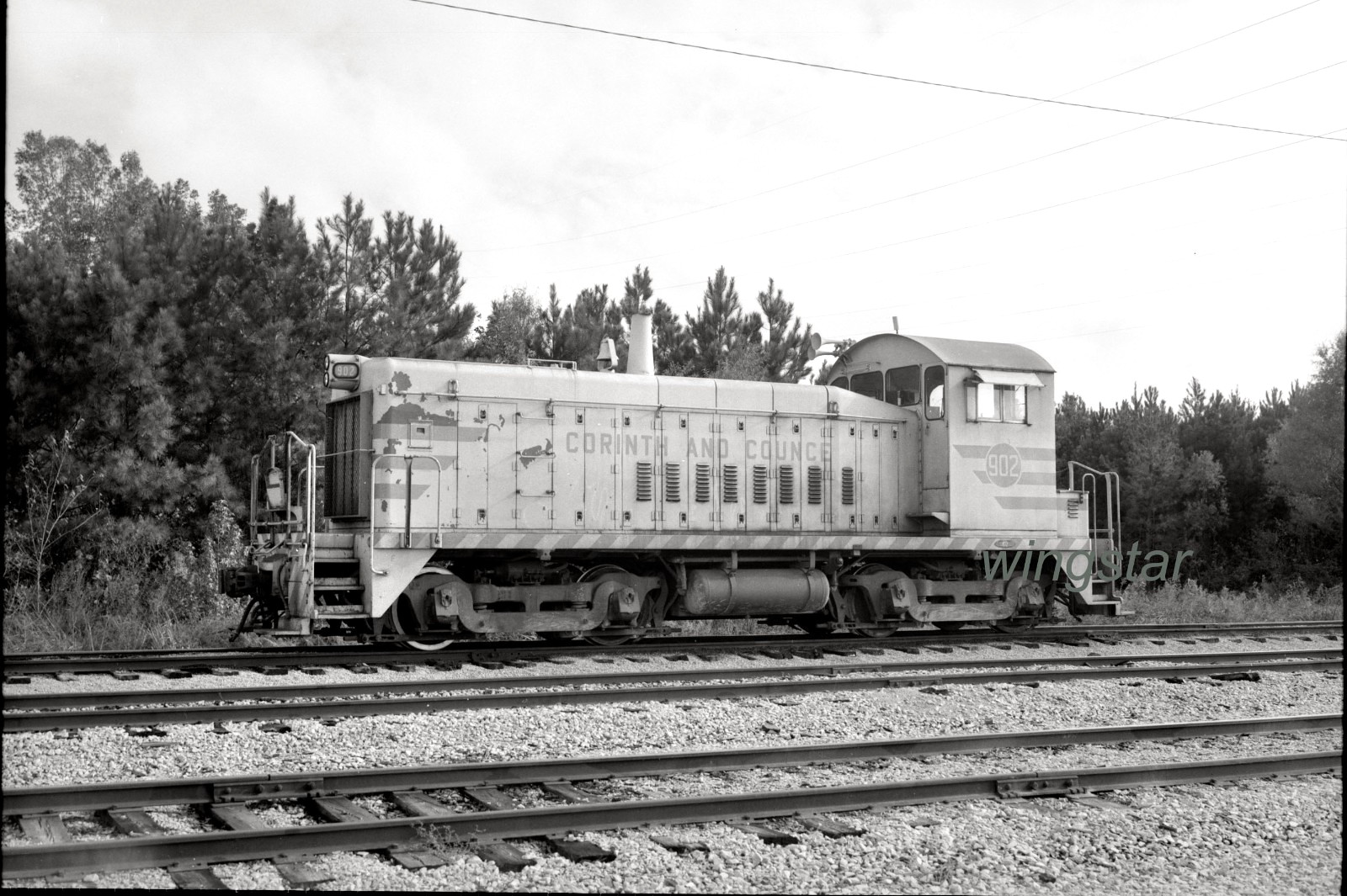Corinth and Counce Railroad # 902 EMD Mississippi 1970 Old Vintage Negative Corinth and Counce Railroad # 902 EMD Mississippi 1970 Old Vintage Negative