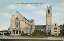 Postcard St Paul Methodist Church Houston Texas TX  picture