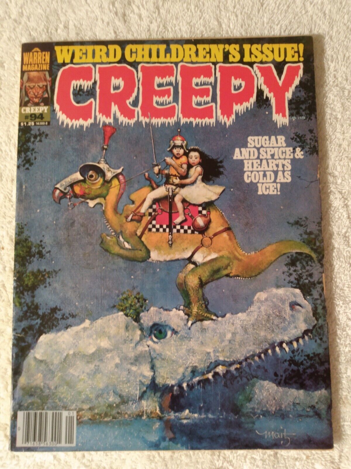 Bronze Age Warren Magazine Creepy #94 Weird Children Issue Cool Don Maitz Cover