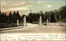 Middletown NY State Hospital Entrance Insane Asylum 1907 Used Postcard picture
