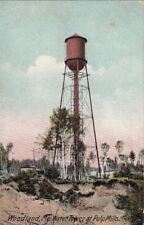  Postcard Water Tower Pulp Mills Woodland ME  picture