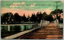 Shrewsbury River Bridge at Branchport Long Branch New Jersey NJ DB Postcard J6 picture