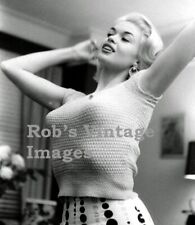 Jayne Mansfield BULLET BRA MAMA  photo Retro 1940's 1950's Sweater Gal  8