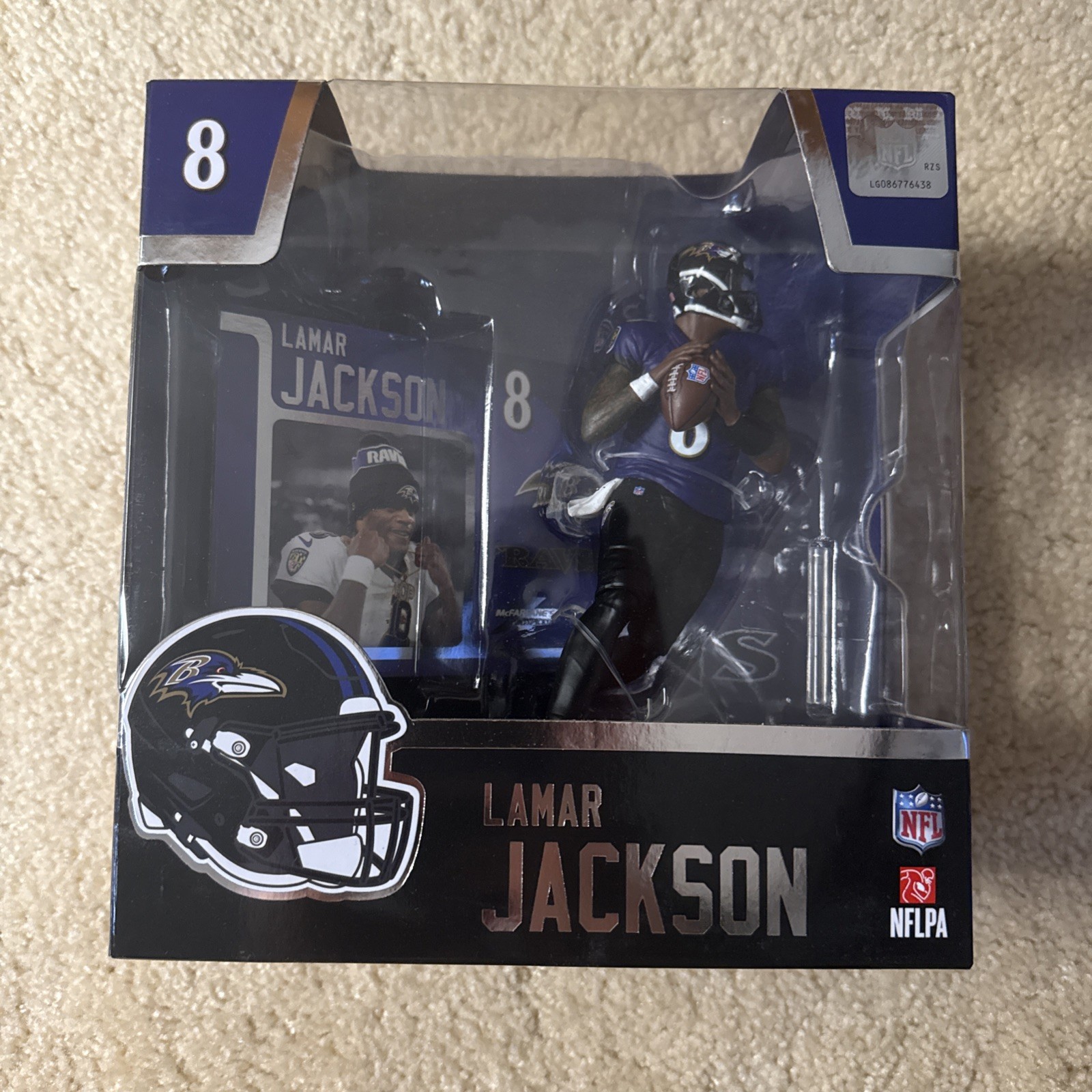 Lamar Jackson (Baltimore Ravens) (Purple/Black) NFL 7 Lamar Jackson (Baltimore Ravens) (Purple/Black) NFL 7