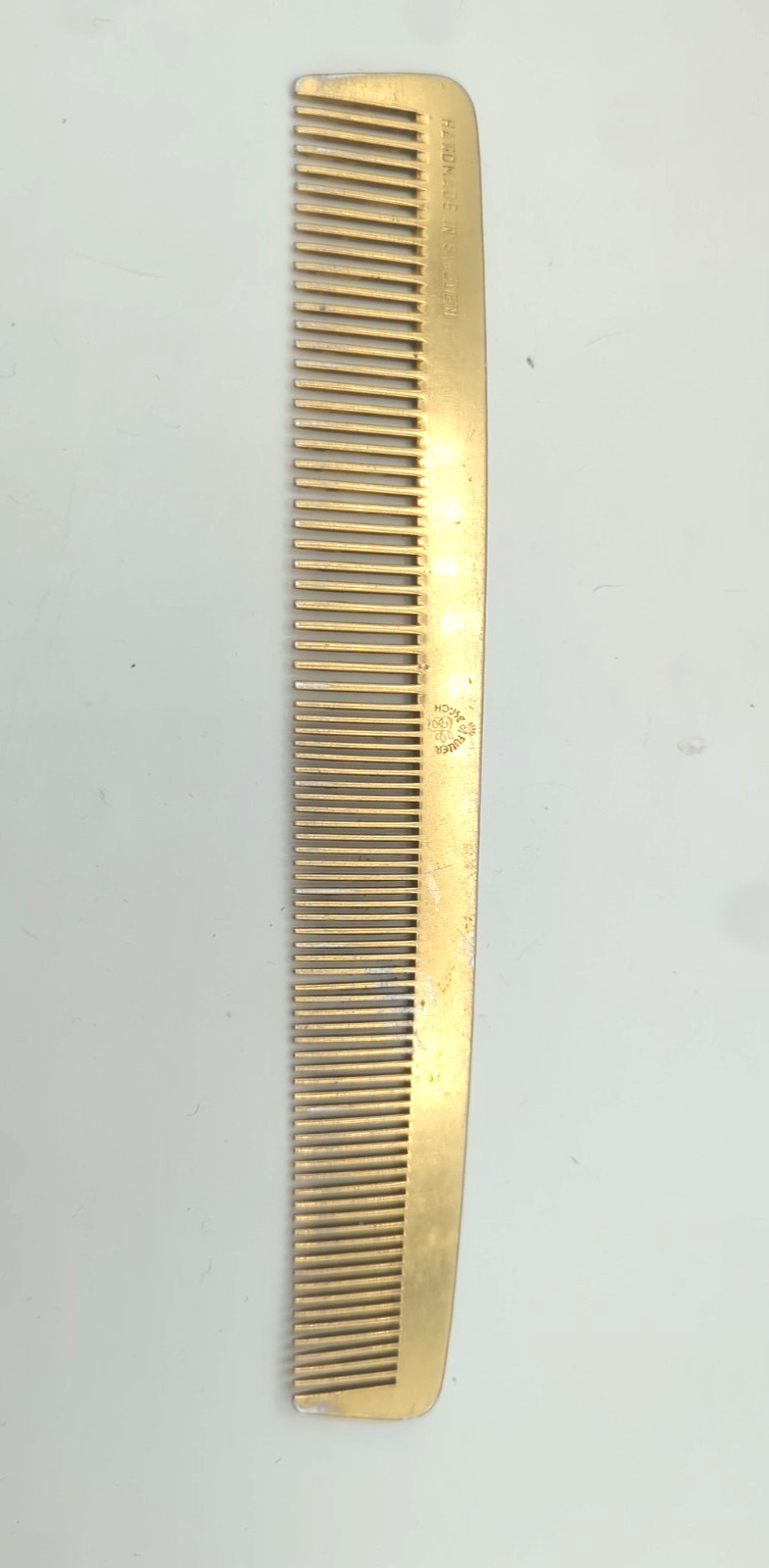House Of Fuller 667 Vintage Hair Comb Sweden, Aluminum, 7\ House Of Fuller 667 Vintage Hair Comb Sweden, Aluminum, 7\